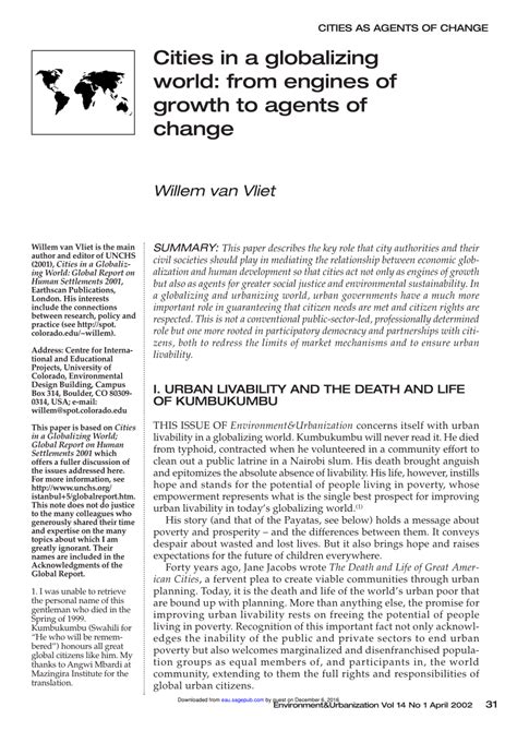 analyze how cities serve as engines of globalization|(PDF) Cities in a globalizing world: From engines of  .